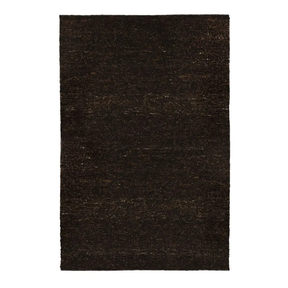 Pomax Tapis-ALICE - tapis à poils ras - laine - L 300 x W 200 cm (+ - 7 cm ) - brun