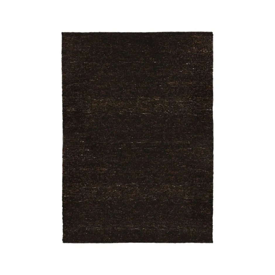 Pomax Tapis-ALICE - tapis à poils ras - laine - L 240 x W 180 cm (+ - 7 cm ) - brun