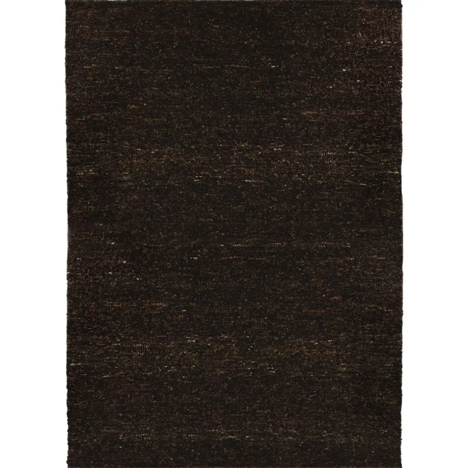 Pomax Tapis-ALICE - tapis à poils ras - laine - L 350 x W 250 cm (+ - 7 cm ) - brun