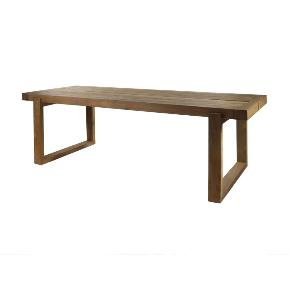 Pomax Tables-ANDALUCIA - table - bois récupéré - L 240 x W 90 x H 76 cm - naturel