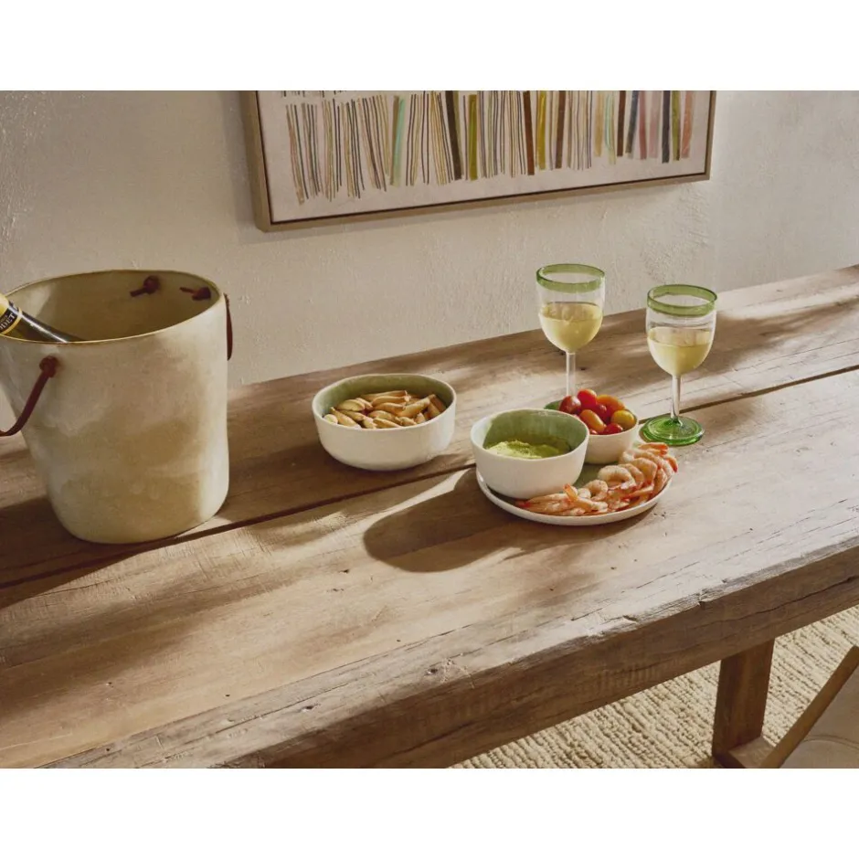 Pomax Tables-ANDALUCIA - table bar - bois récupéré - L 180 x W 70 x H 105 cm - naturel
