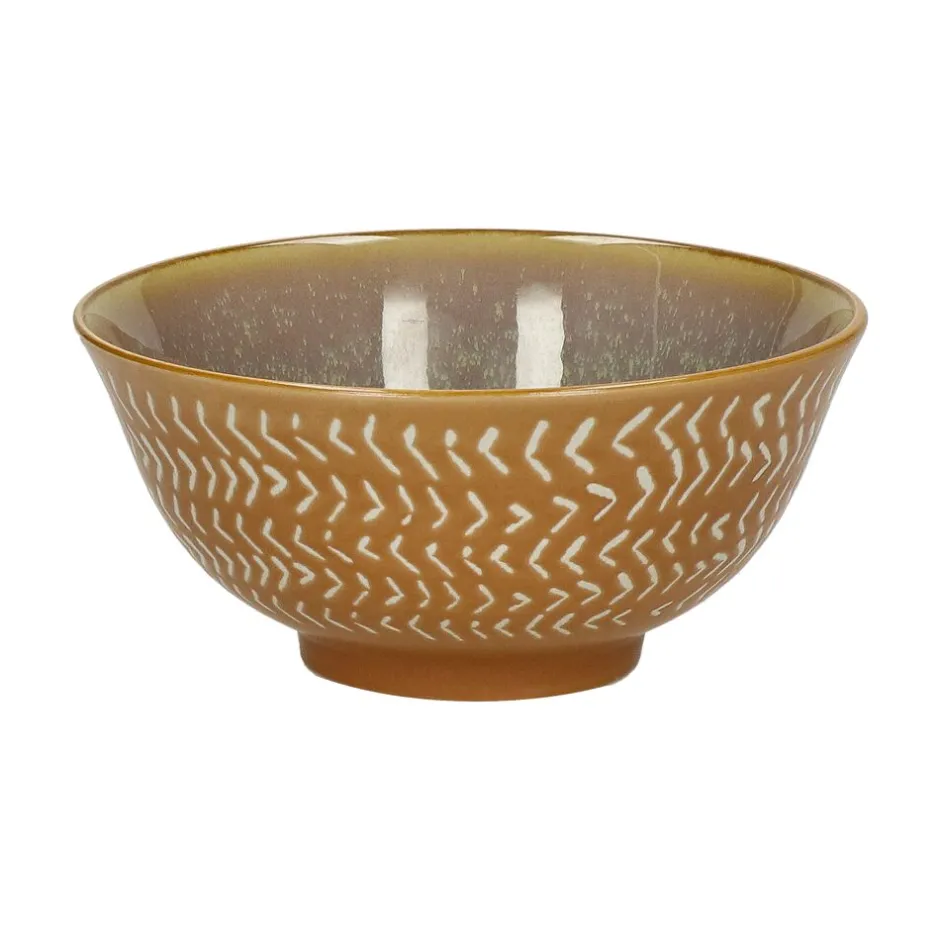 Pomax Vaisselle-ARITMO - bol à soupe - porcelaine - DIA 15 x H 7 cm - beige