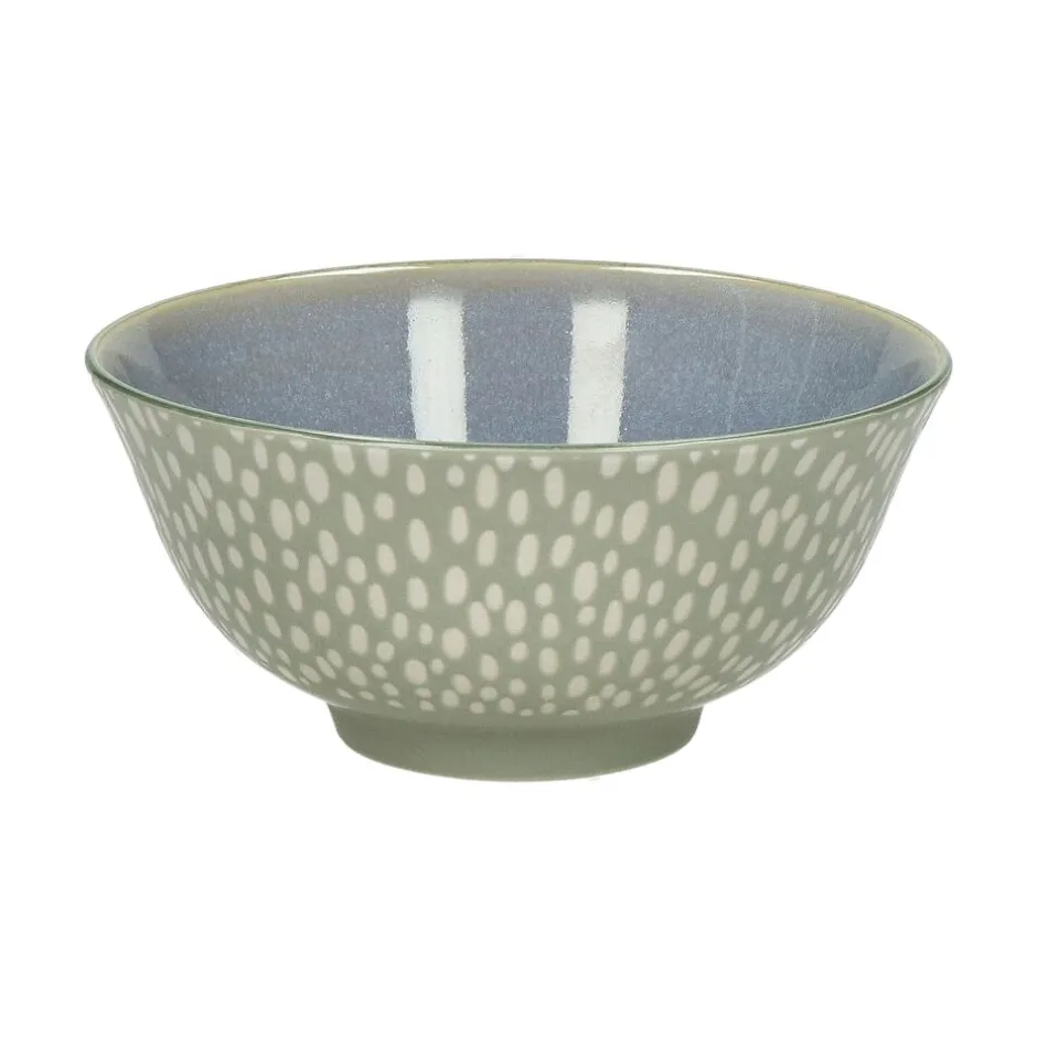 Pomax Vaisselle-ARITMO - bol à soupe - porcelaine - DIA 15 x H 7 cm - gris bleu