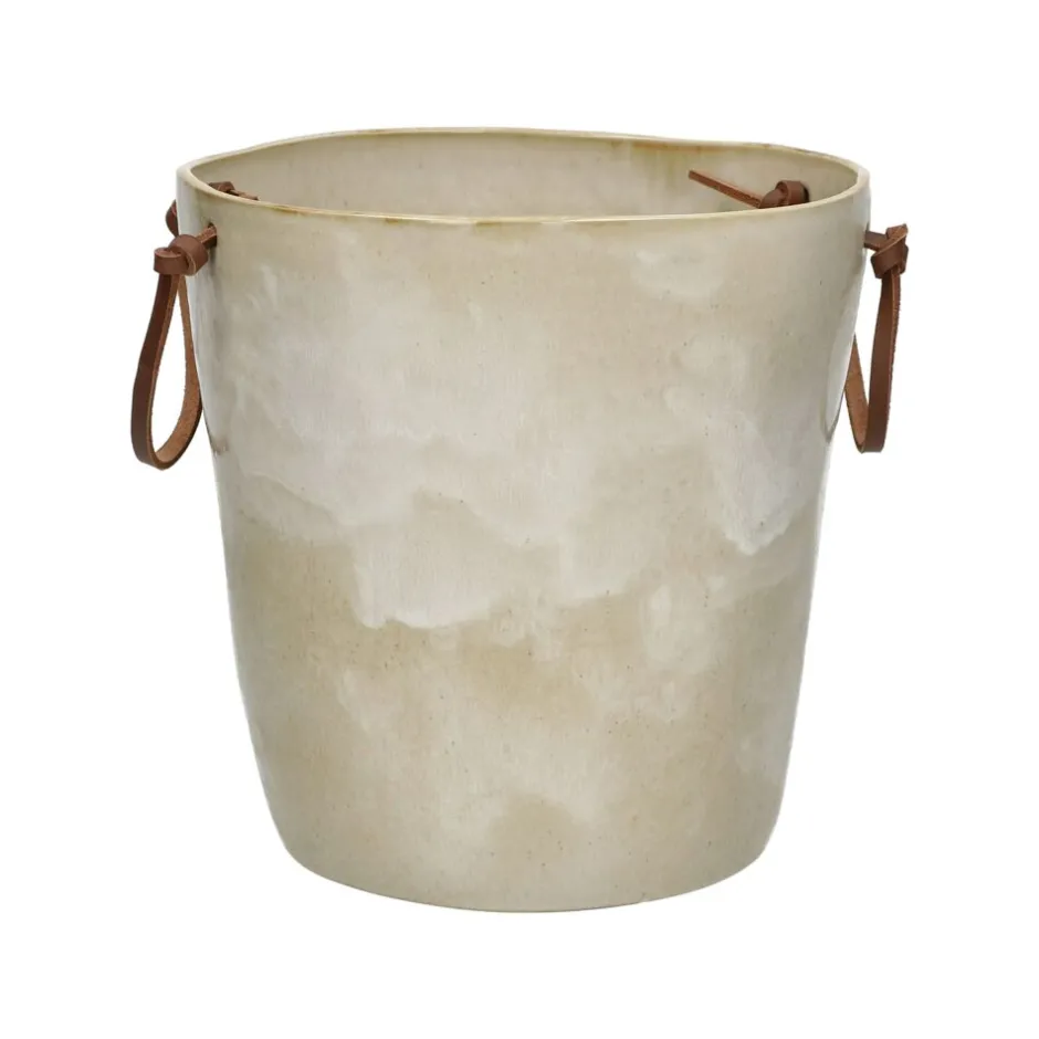 Pomax Accessoires-ASCOLI - refroidisseur de vin - grès - DIA 21 x H 21 cm - gris/beige