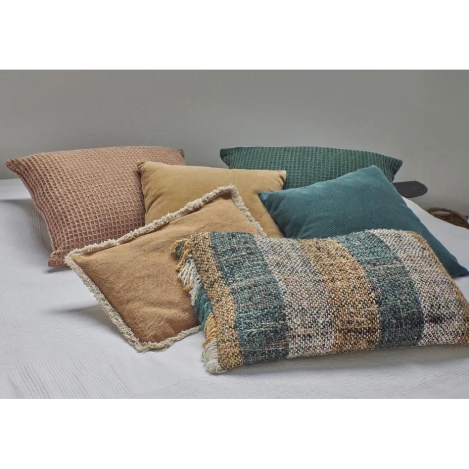 Pomax Coussins-AYALA - coussin - coton - L 60 x W 40 cm - mix de couleurs