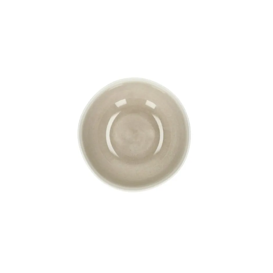 Pomax Vaisselle-BISCOTTI - bol à céréales - porcelaine - DIA 12,2 x H 5,2 cm - gris/beige