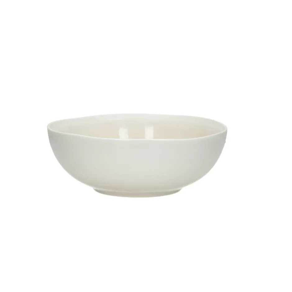 Pomax Vaisselle-BISCOTTI - bol à soupe - porcelaine - DIA 17 x H 6,3 cm - écru
