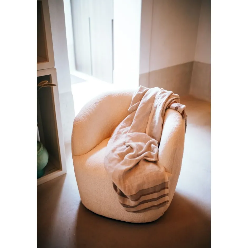 Pomax Linge De Table-BRUNELLO - serviette - lin - L 40 x W 40 cm - mix de couleurs