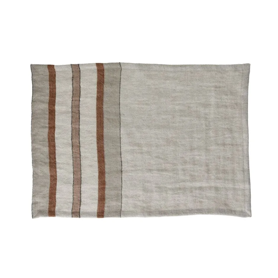 Pomax Linge De Table-BRUNELLO - set de table - lin - L 50 x W 35 cm - mix de couleurs
