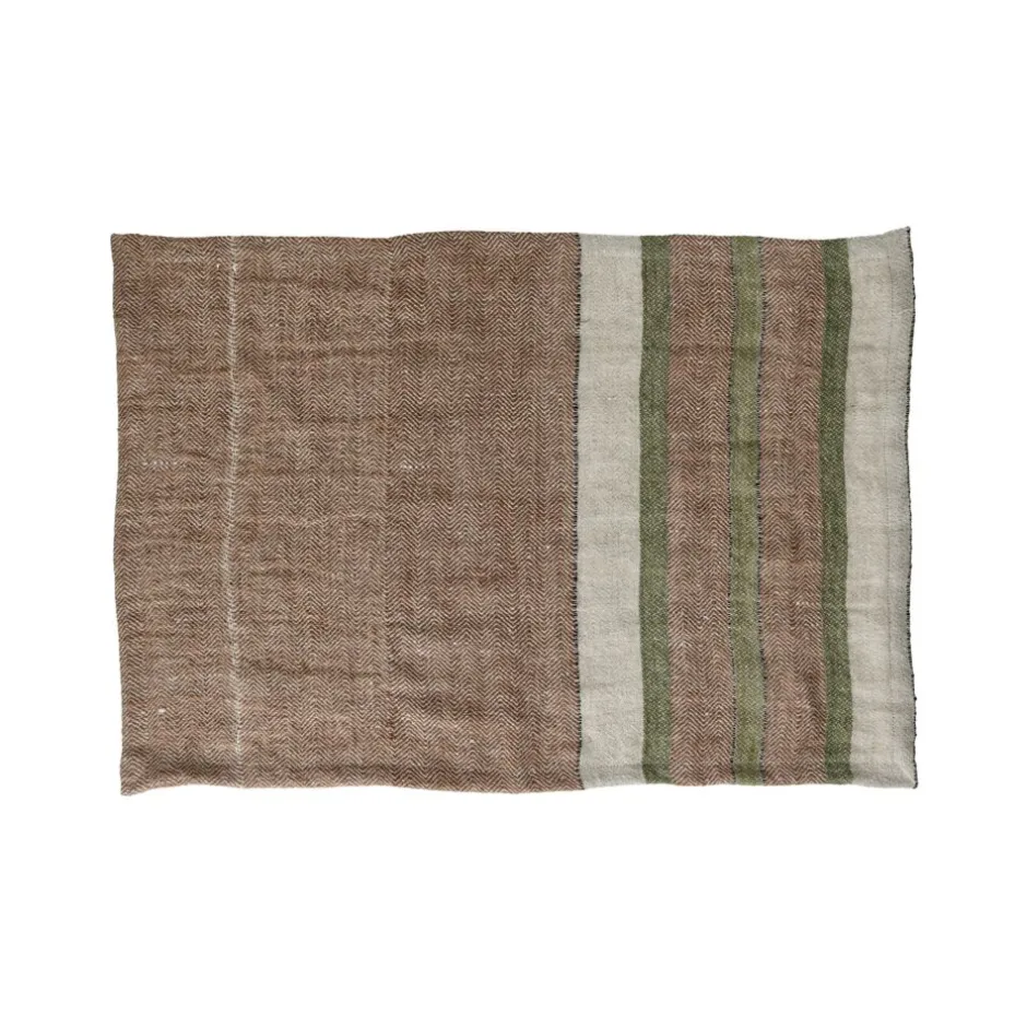 Pomax Linge De Table-BRUNELLO - set de table - lin - L 50 x W 35 cm - mix de couleurs