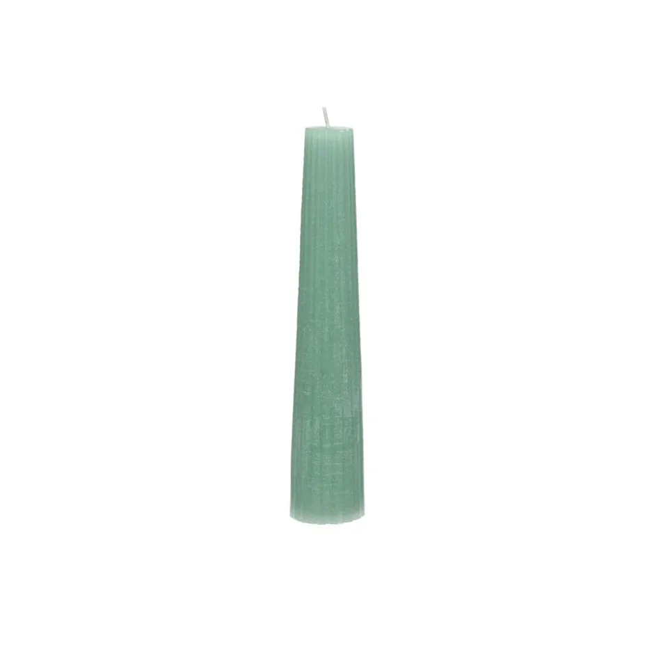 Pomax Bougies-CANDLE - bougie - cire de paraffine - DIA 4 x H 20 cm - aqua clair
