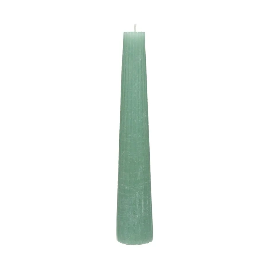 Pomax Bougies-CANDLE - bougie - cire de paraffine - DIA 4,2 x H 25 cm - aqua clair