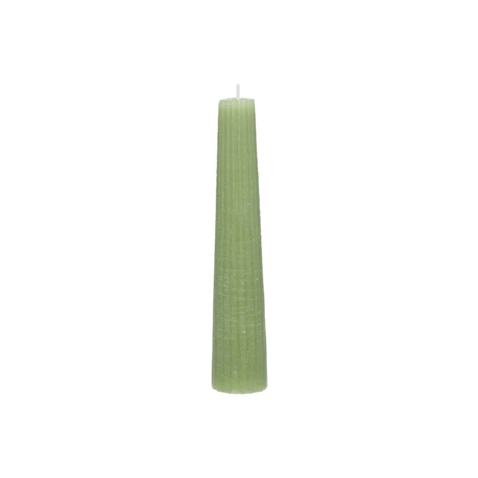 Pomax Bougies-CANDLE - bougie - cire de paraffine - DIA 4 x H 20 cm - avocat