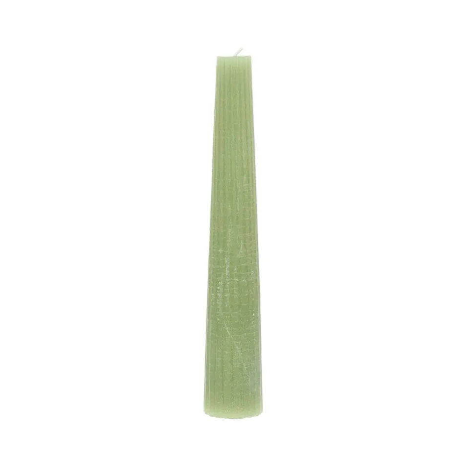 Pomax Bougies-CANDLE - bougie - cire de paraffine - DIA 4,2 x H 25 cm - avocat