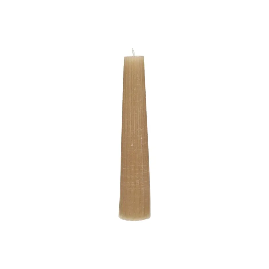Pomax Bougies-CANDLE - bougie - cire de paraffine - DIA 4 x H 20 cm - miel
