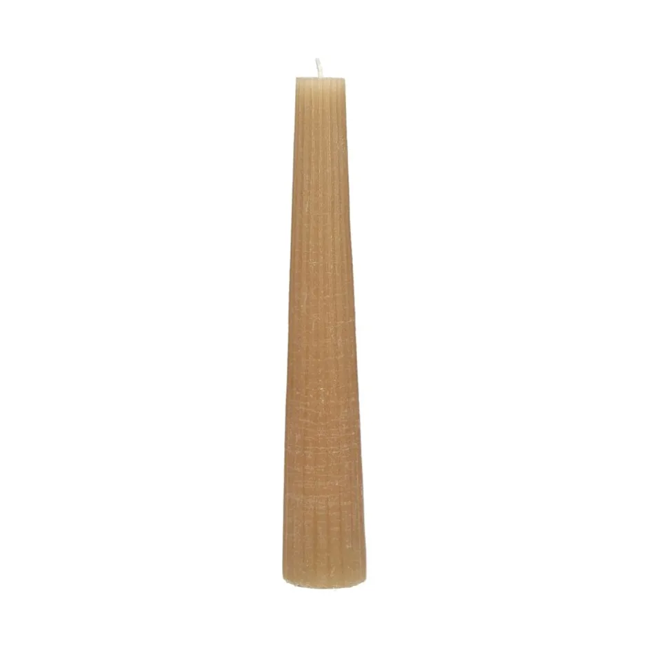 Pomax Bougies-CANDLE - bougie - cire de paraffine - DIA 4,2 x H 25 cm - miel