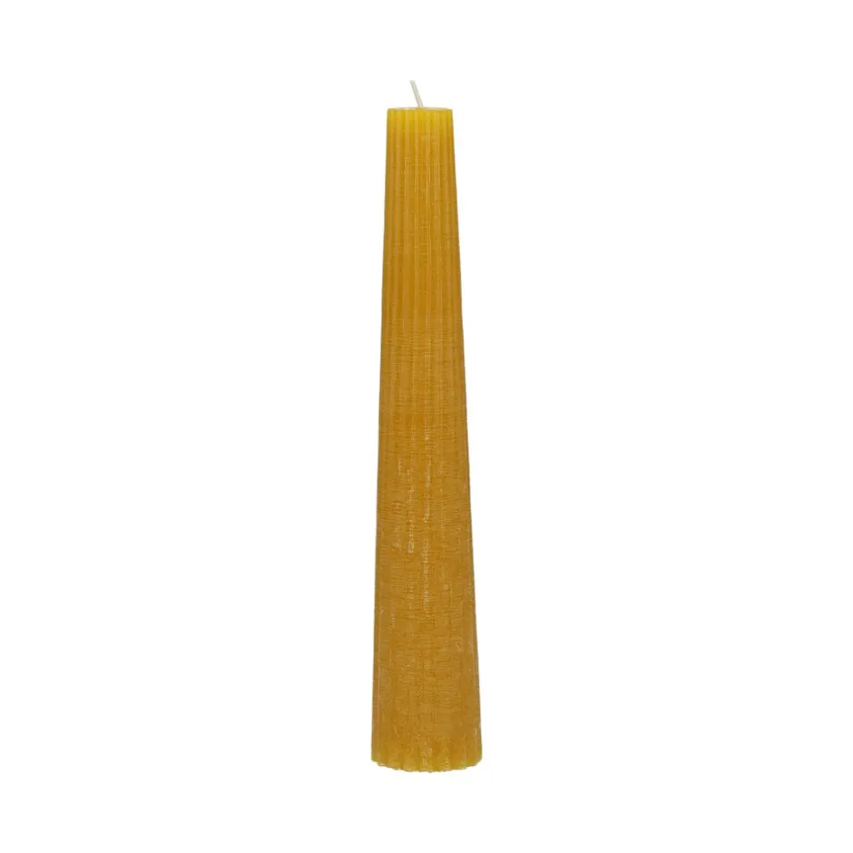 Pomax Bougies-CANDLE - bougie - cire de paraffine - DIA 4,2 x H 25 cm - soleil