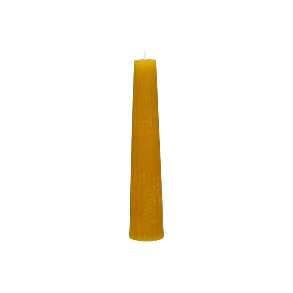 Pomax Bougies-CANDLE - bougie - cire de paraffine - DIA 4 x H 20 cm - soleil