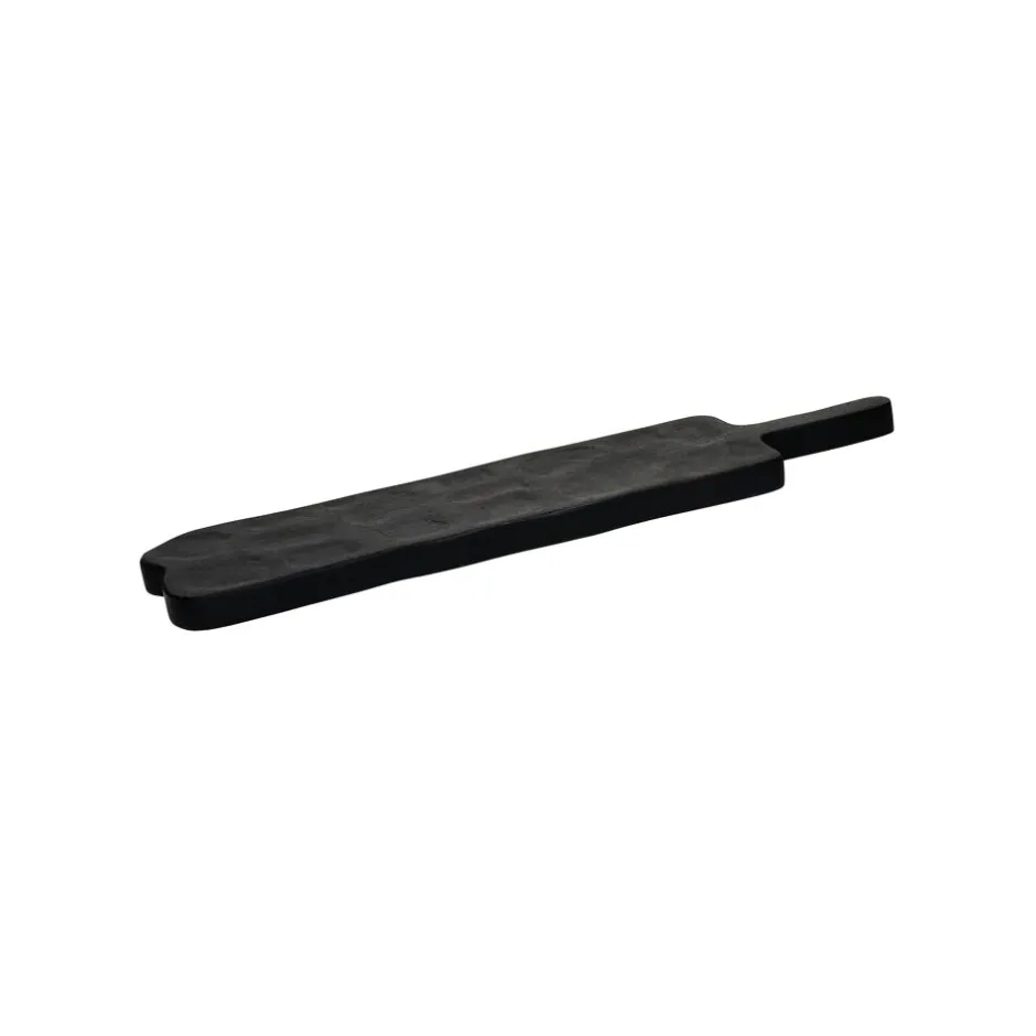 Pomax Planches À Découper-CAPRI - plateau - bois de mangier - L 15 x W 2,2 x H 53,5 cm - noir