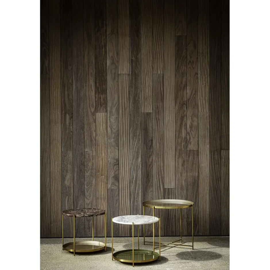 Pomax Concepts Modulaires-CARRARA - dessus de table - marbre - DIA 45 x H 1,5 cm - rouge