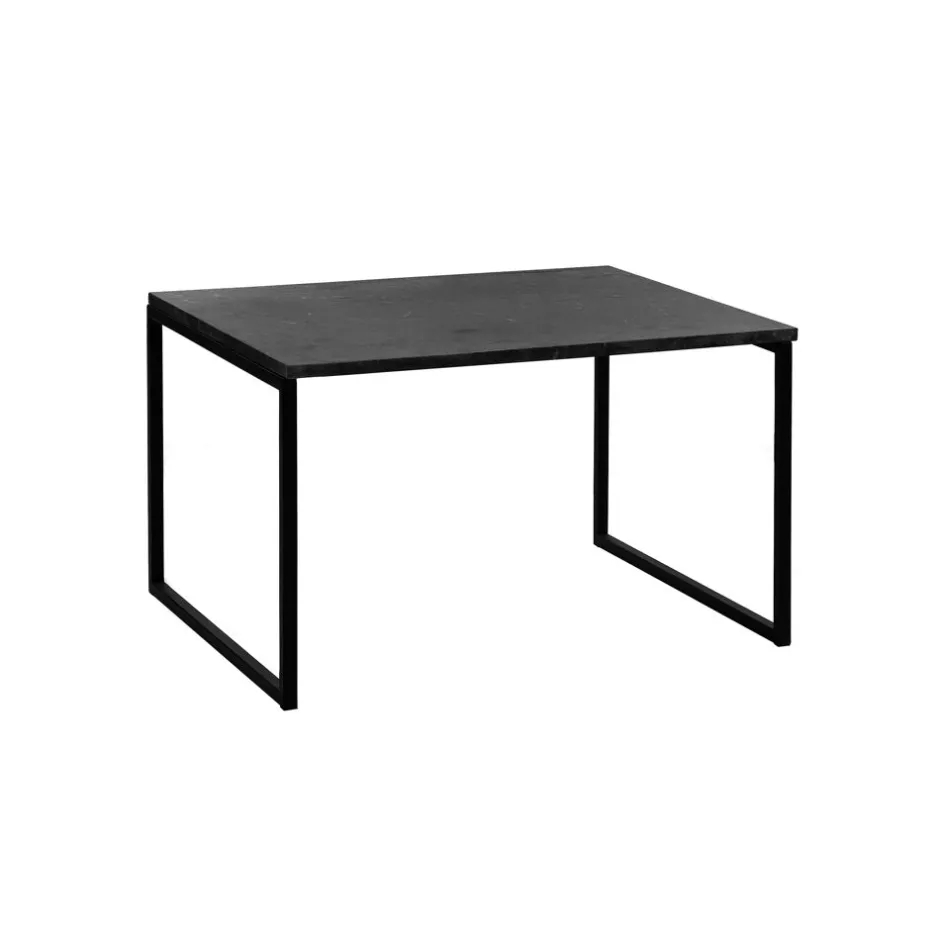 Pomax Concepts Modulaires-CARRARA - dessus de table - marbre - L 63 x W 50 x H 1,5 cm - noir