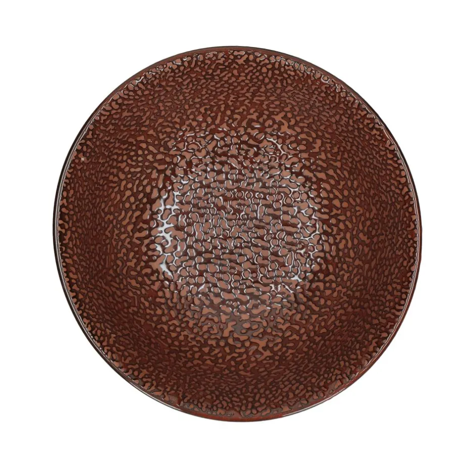 Pomax Vaisselle-CENSU - bol à soupe - porcelaine - DIA 15 x H 7 cm - cuivre