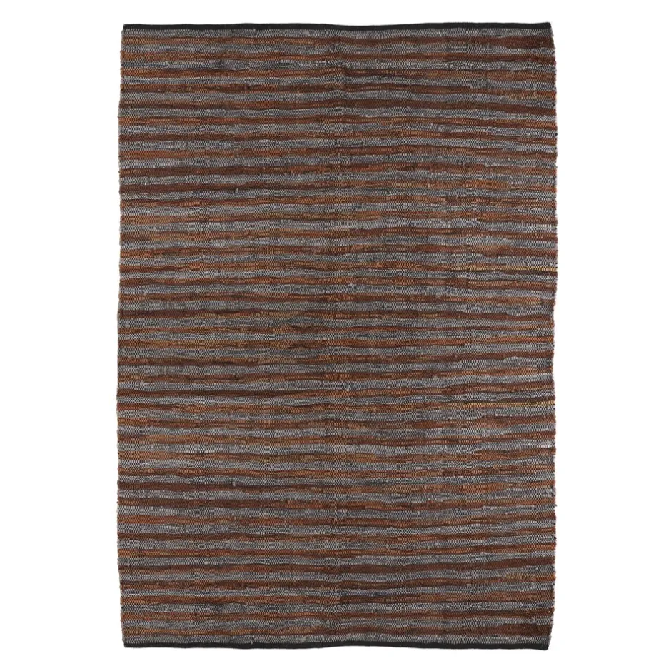 Pomax Tapis-CEYLON - tapis - cuir recyclé - L 240 x W 180 cm - multicolore