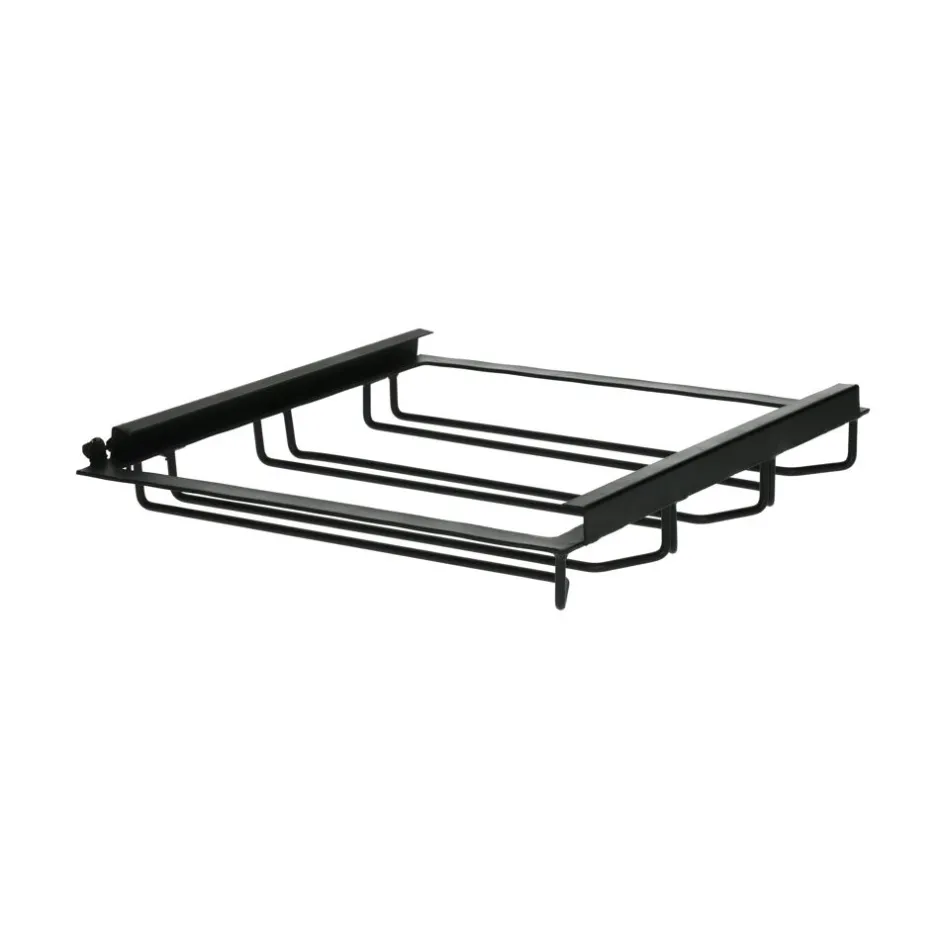 Pomax Concepts Modulaires-CLIX - porte-verres - métal - L 30 x W 30 x H 5 cm - noir