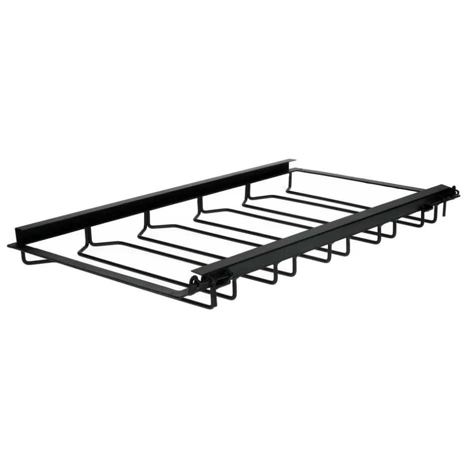 Pomax Concepts Modulaires-CLIX - porte-verres - métal - L 56 x W 30 x H 5 cm - noir