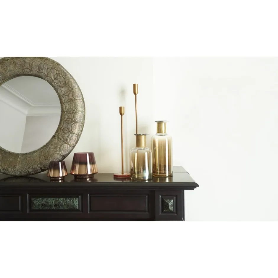 Pomax Miroirs-CORONNE - miroir - métal - DIA 71 x W 6 cm - or