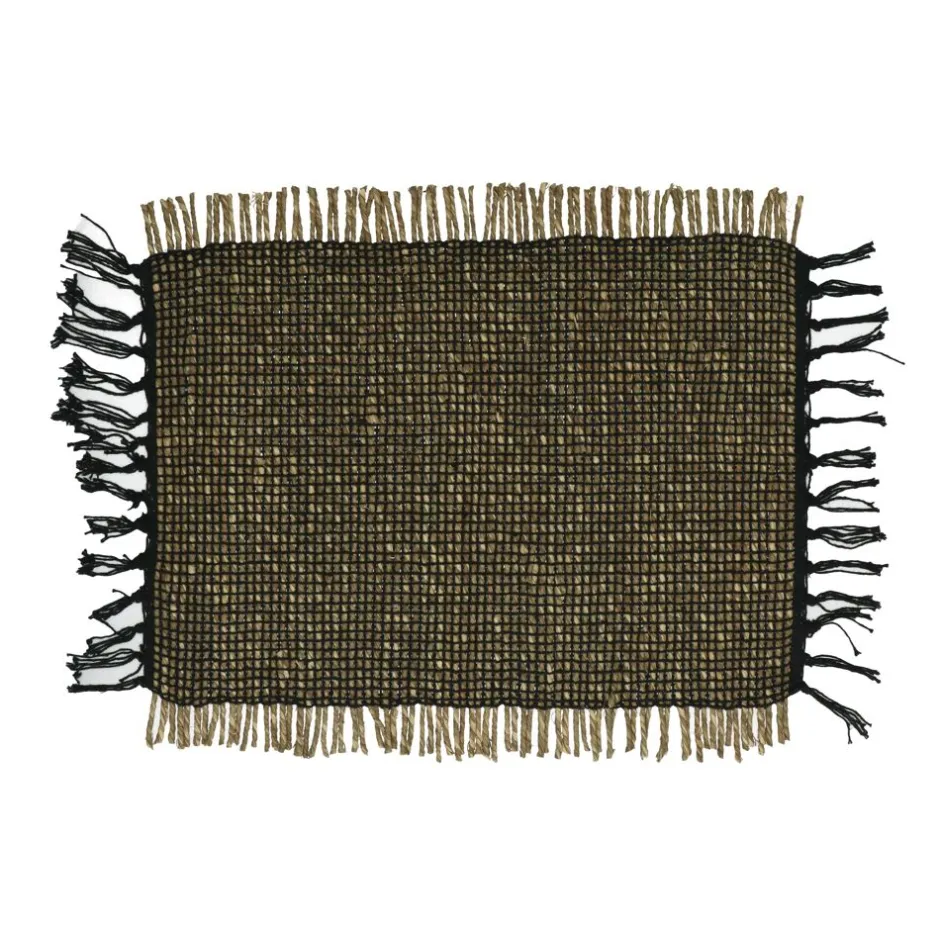 Pomax Linge De Table-CREOLE - set de table - jonc de mer / coton - L 48 x W 33 cm - mix de couleurs