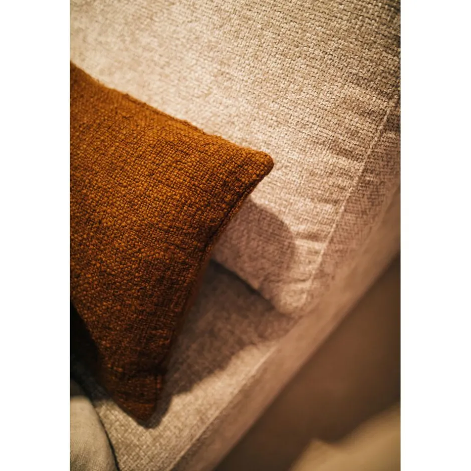 Pomax Coussins-DIMARO - coussin - coton / polyester recyclé - L 60 x W 40 cm - brun