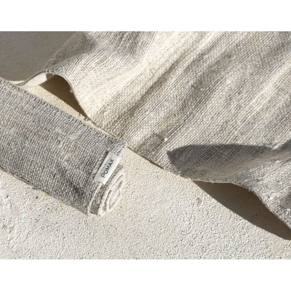 Pomax Linge De Table-ECKOO - set/4 sets de table - chanvre - L 48 x W 33 cm - naturel