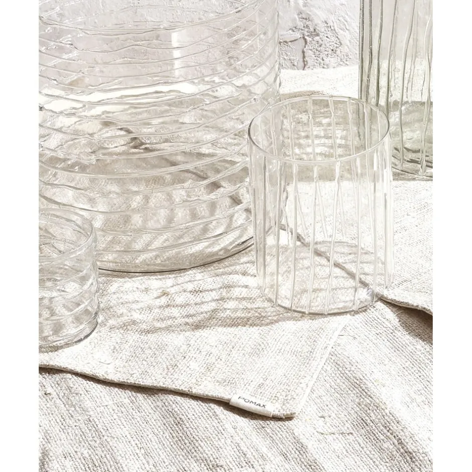 Pomax Linge De Table-ECKOO - set/4 sets de table - chanvre - L 48 x W 33 cm - naturel