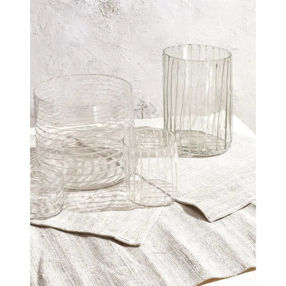 Pomax Linge De Table-ECKOO - set/4 sets de table - chanvre - L 48 x W 33 cm - naturel