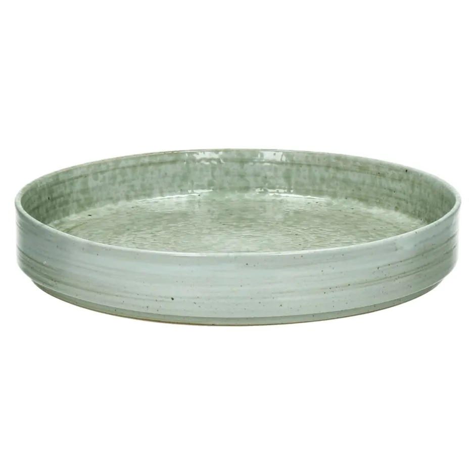 Pomax Vaisselle-EPICES - blate - porcelaine - DIA 27 x H 4,3 cm - vert foncé