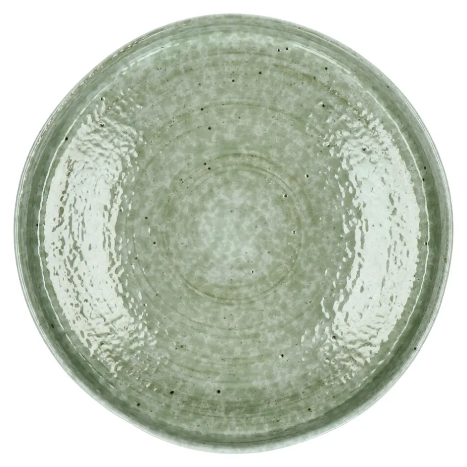 Pomax Vaisselle-EPICES - blate - porcelaine - DIA 27 x H 4,3 cm - vert foncé