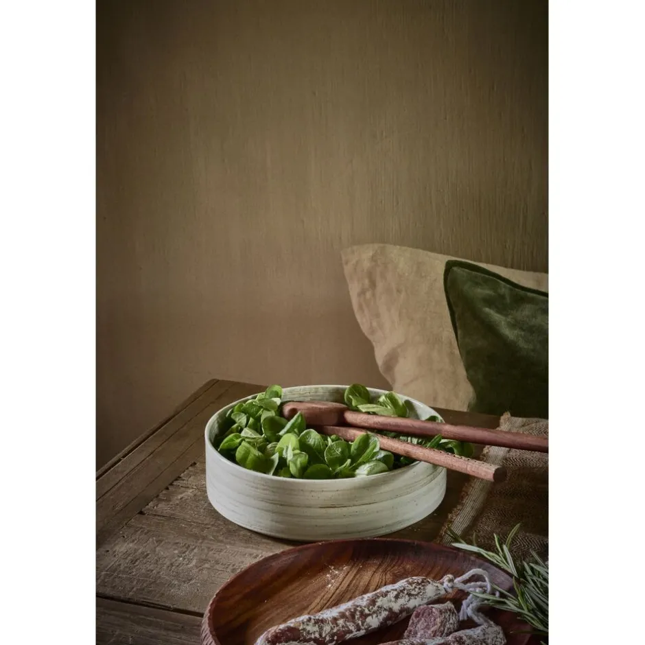Pomax Vaisselle-EPICES - blate - porcelaine - DIA 27 x H 4,3 cm - vert foncé