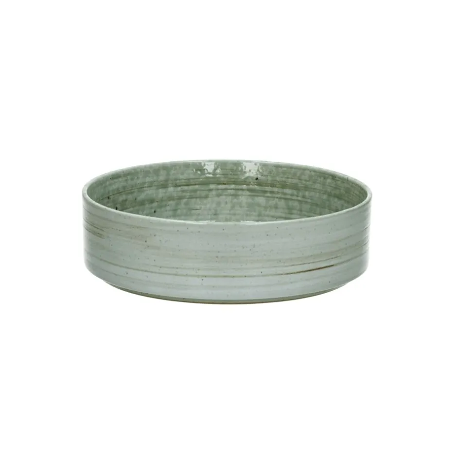 Pomax Vaisselle-EPICES - bol à soupe - porcelaine - DIA 21 x H 6 cm - vert foncé