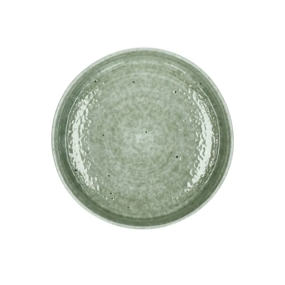 Pomax Vaisselle-EPICES - bol à soupe - porcelaine - DIA 21 x H 6 cm - vert foncé