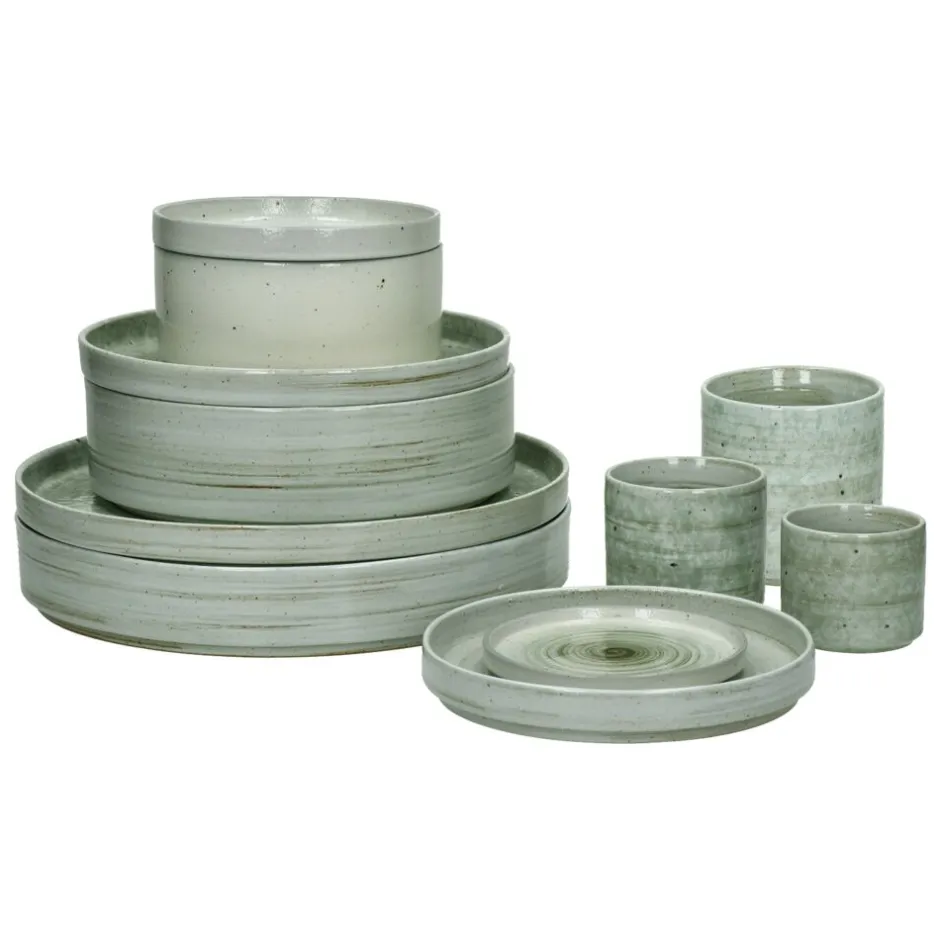 Pomax Vaisselle-EPICES - tumbler S - porcelaine - DIA 7,6 x H 6,8 cm - vert foncé