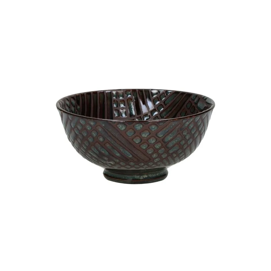Pomax Vaisselle-ESTRO - bol à céréales - porcelaine - DIA 12 x H 6 cm - bronze