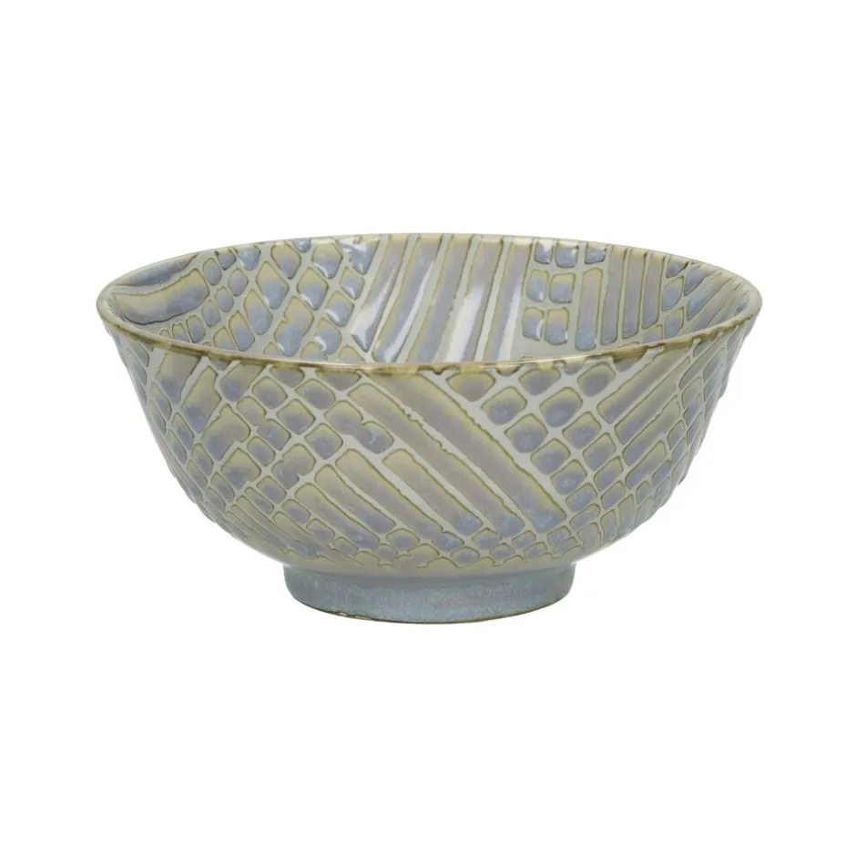Pomax Vaisselle-ESTRO - bol à soupe - porcelaine - DIA 15 x H 7 cm - bleu glacier