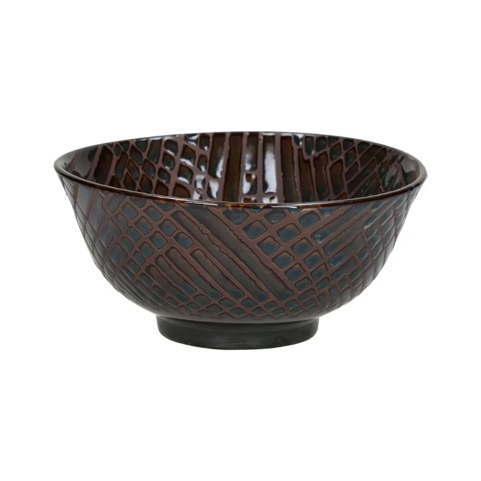Pomax Vaisselle-ESTRO - bol à soupe - porcelaine - DIA 15 x H 7 cm - bronze