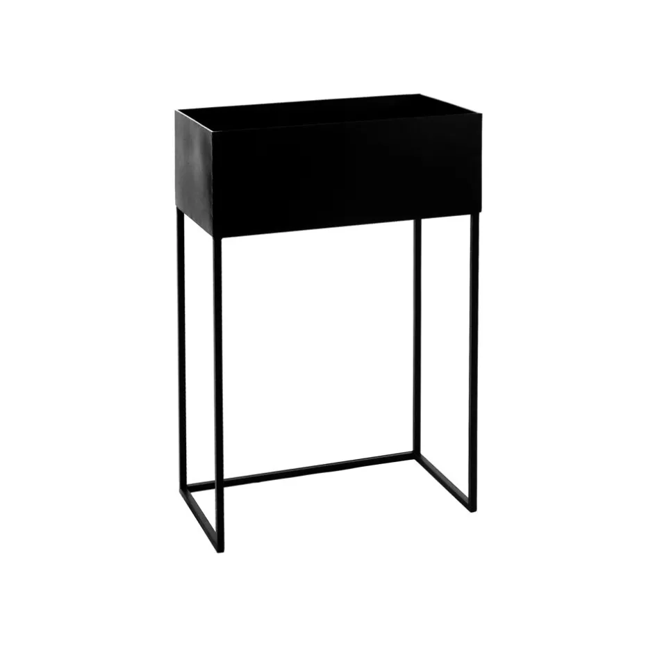 Pomax Concepts Modulaires-ESZENTIAL - récipient - métal - L 50,4 x W 30,4 x H 18 cm - noir
