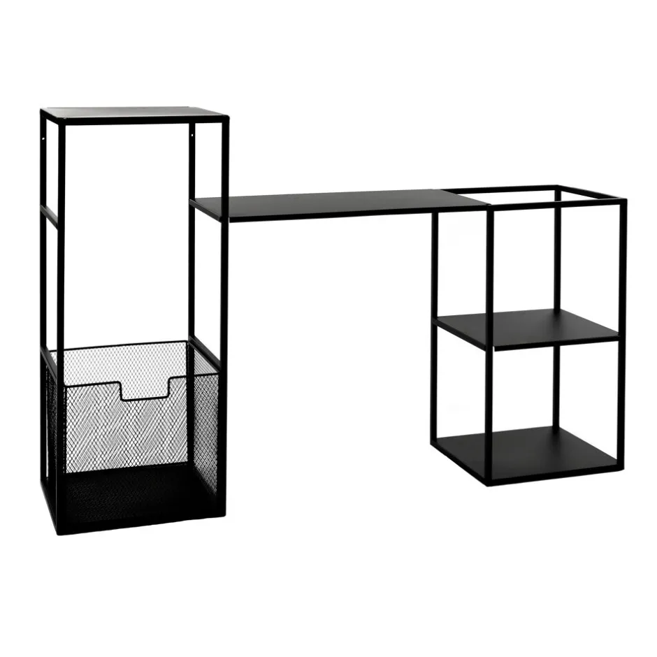 Pomax Concepts Modulaires-ESZENTIAL - tablette - métal - L 60 x W 30 x H 1 cm - noir