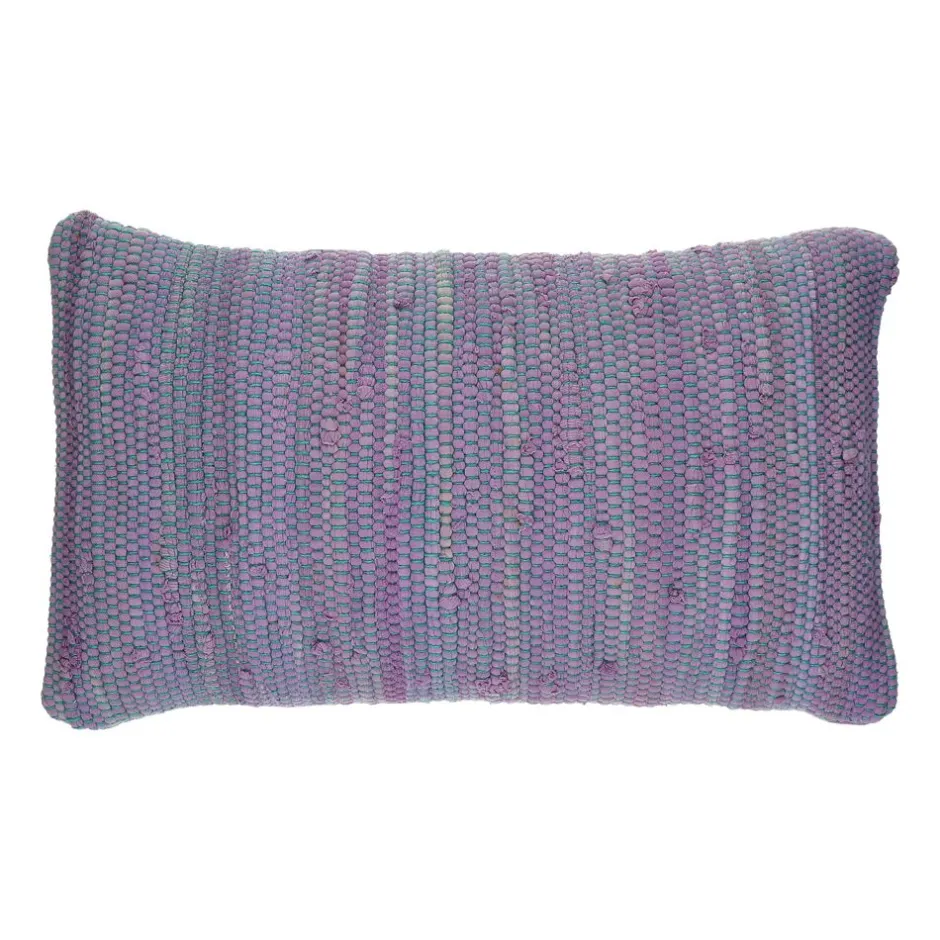 Pomax Coussins-EVORA - coussin - coton recyclé - L 50 x W 30 cm - lavande