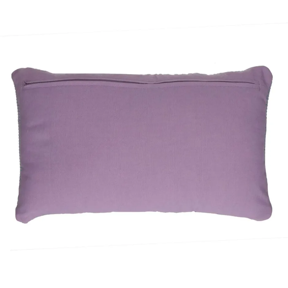Pomax Coussins-EVORA - coussin - coton recyclé - L 50 x W 30 cm - lavande