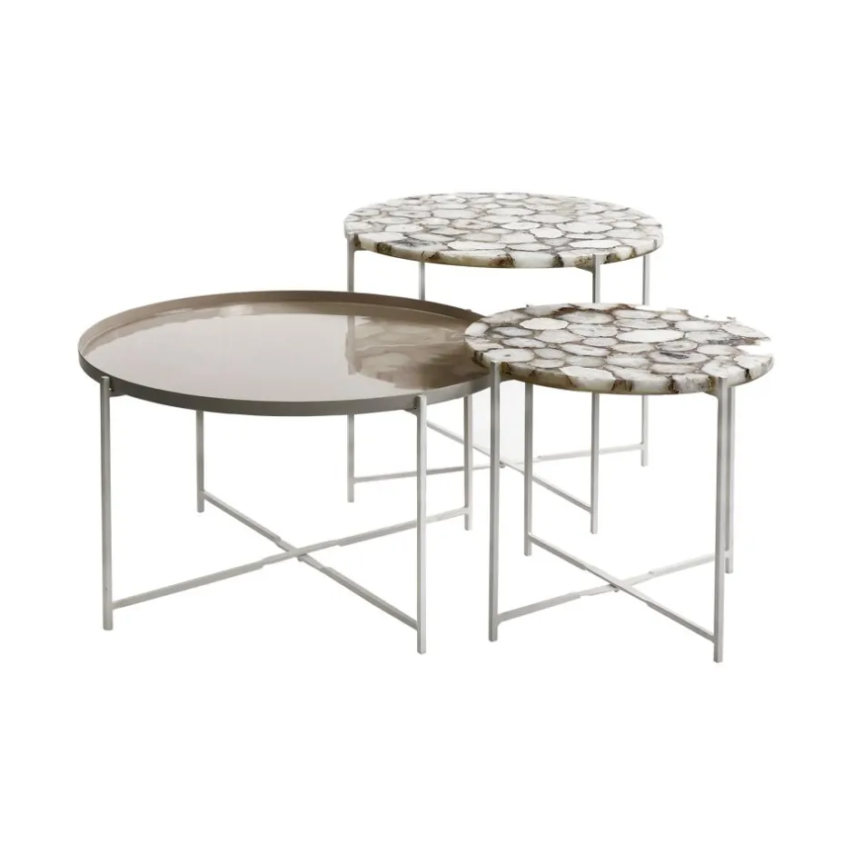 Pomax Concepts Modulaires-FLEX - pieds L - métal - L 67,5 x W 67,5 x H 38 cm - blanc