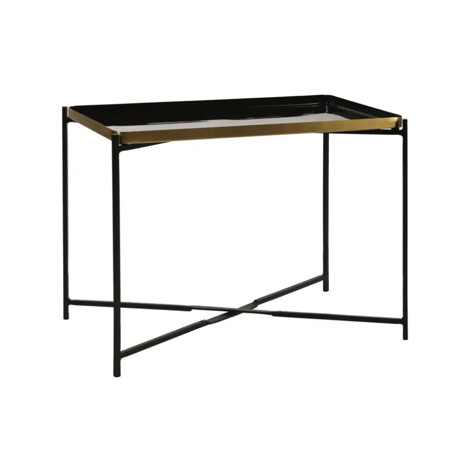 Pomax Concepts Modulaires-FLEX - pieds L - métal - L 67,5 x W 67,5 x H 38 cm - noir